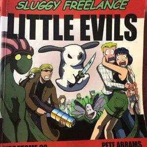 Little Evils Sluggy Freelance Signed Paperback Comics  Pete Abrams 2007